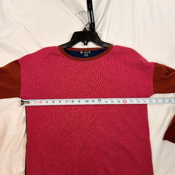 Smartwool Women's Sweater | Pink, Red, Navy | Medium - Picture 6 of 10